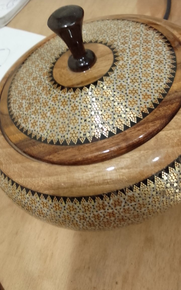 Authentic Iranian wooden handicrafts for kitchen and home Ladomira