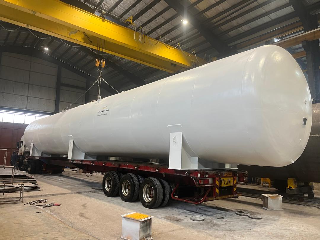 Truck mounted NH3 ammonia transport tank manufacturing by Vira Makhzan Khazar